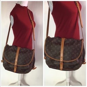 Authentic Louis Vuitton Saumur 35